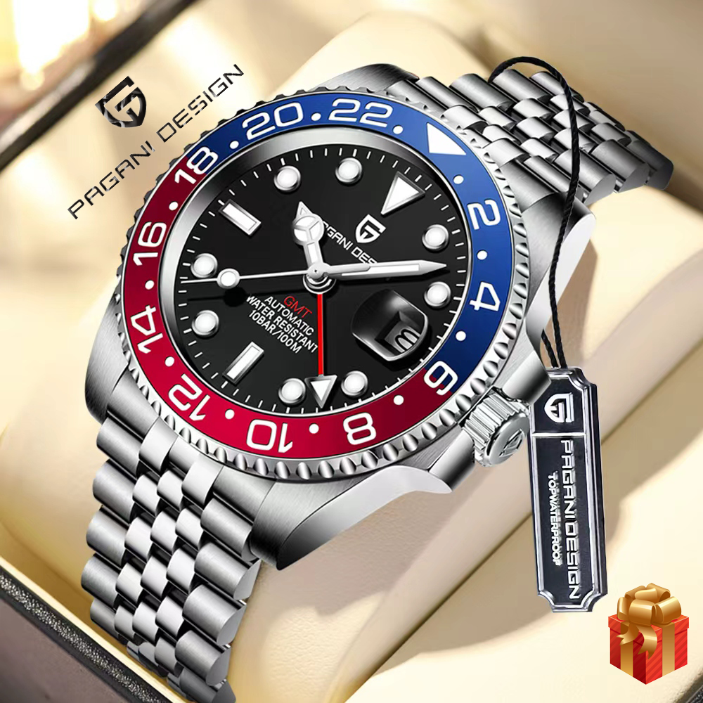 Luxury Watch Design - New PAGANI DESIGN GMT Watch Men's