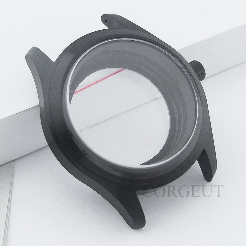 Exhibition Caseback - PVD Black Pilot NH35 36MM/39MM Sapphire