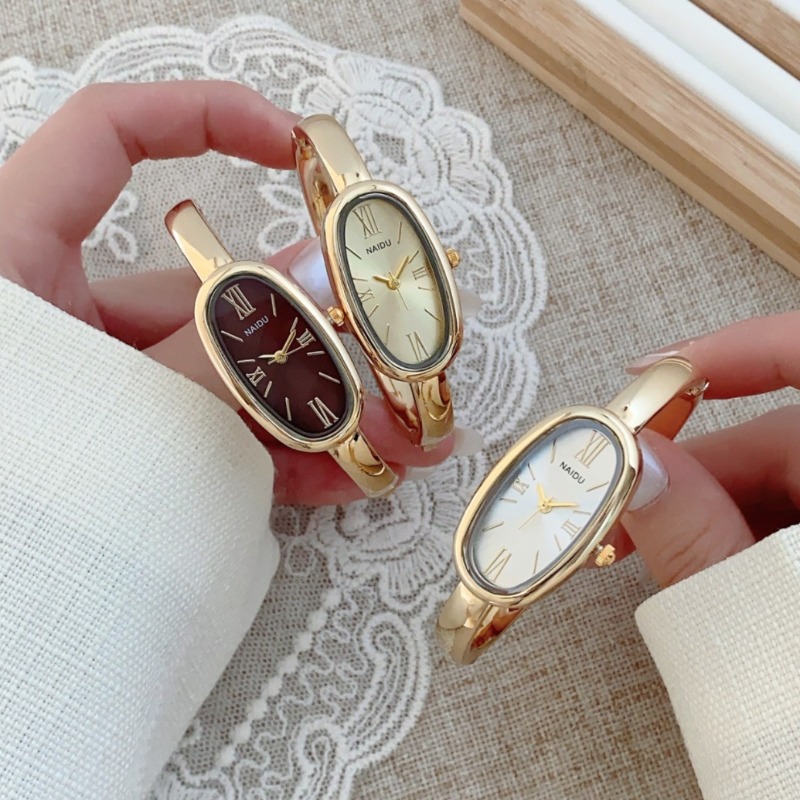 Luxury Watch Index - Top Brand Women Oval Roman Dial