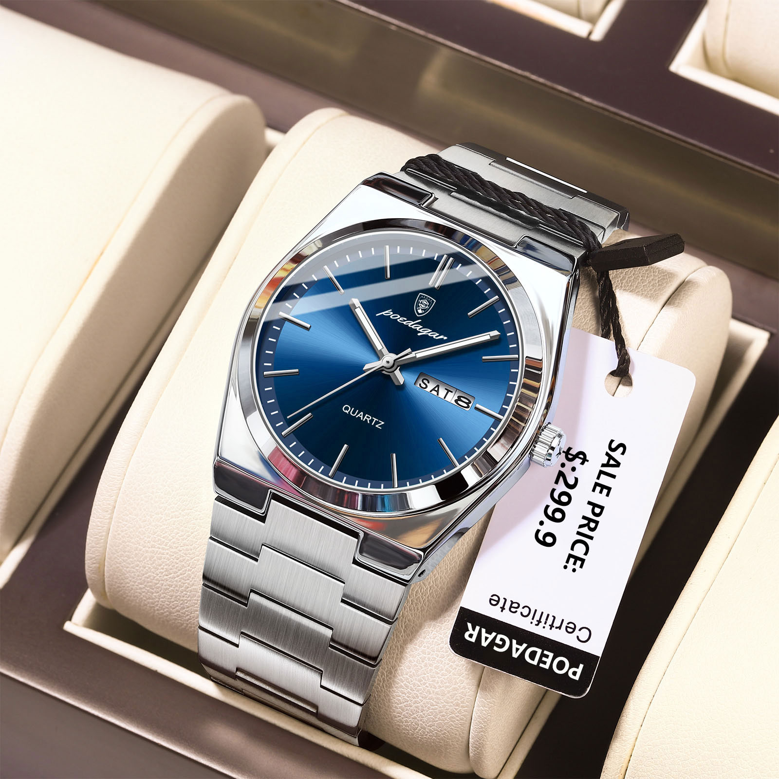 Luxury Watch Unique - POEDAGAR Luxury Watches For Men Stainless