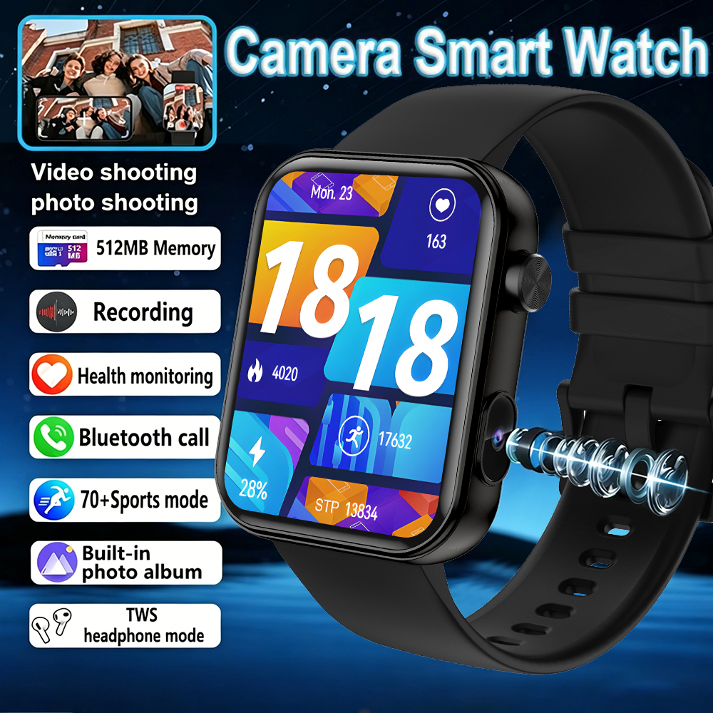 Luxury Watch Makes - LIGE 512MB Camera Smartwatch 1.91