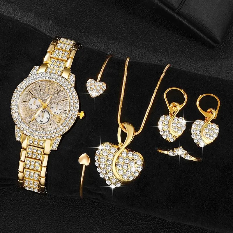 Luxury Watch - Women's Quartz Watch Gold Luxury Women
