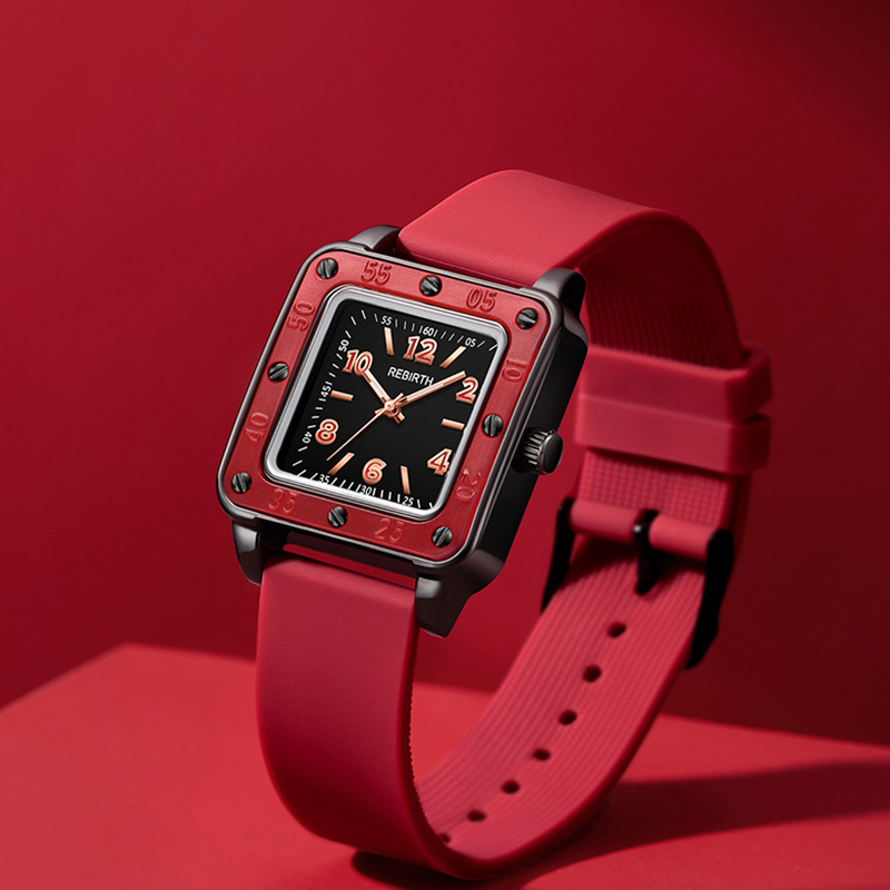 Luxury Watch Top 10 - Square Silicone Band Women Watches Top