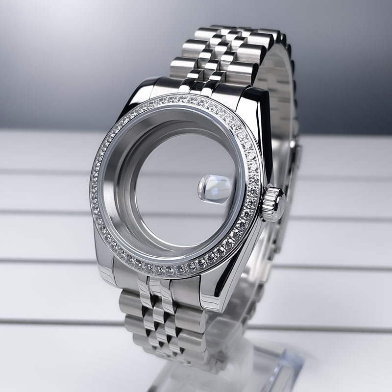Luxury Watch Face - 36mm/39mm Diamond Bezel NH35 Case DJ