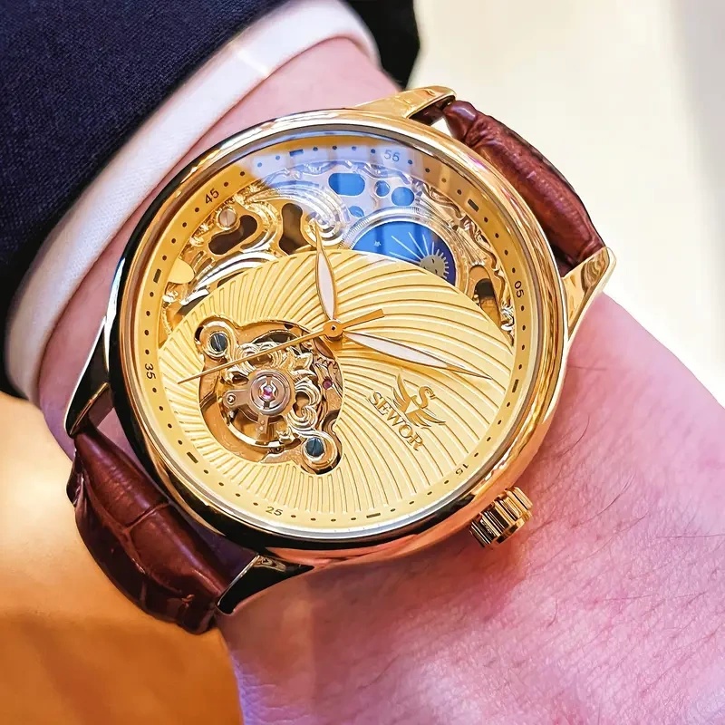 Luxury Watch Makes - Luxurious Men's Automatic Mechanical Watch with