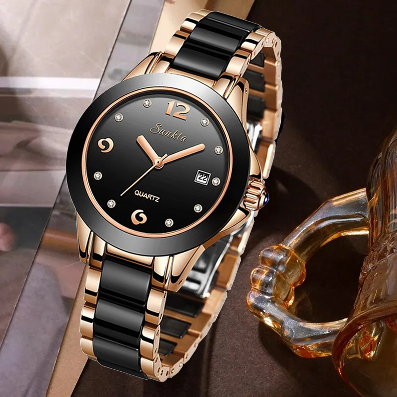 Luxury Watch - LIGE Sunkta Fashion Elegant Women's Watches