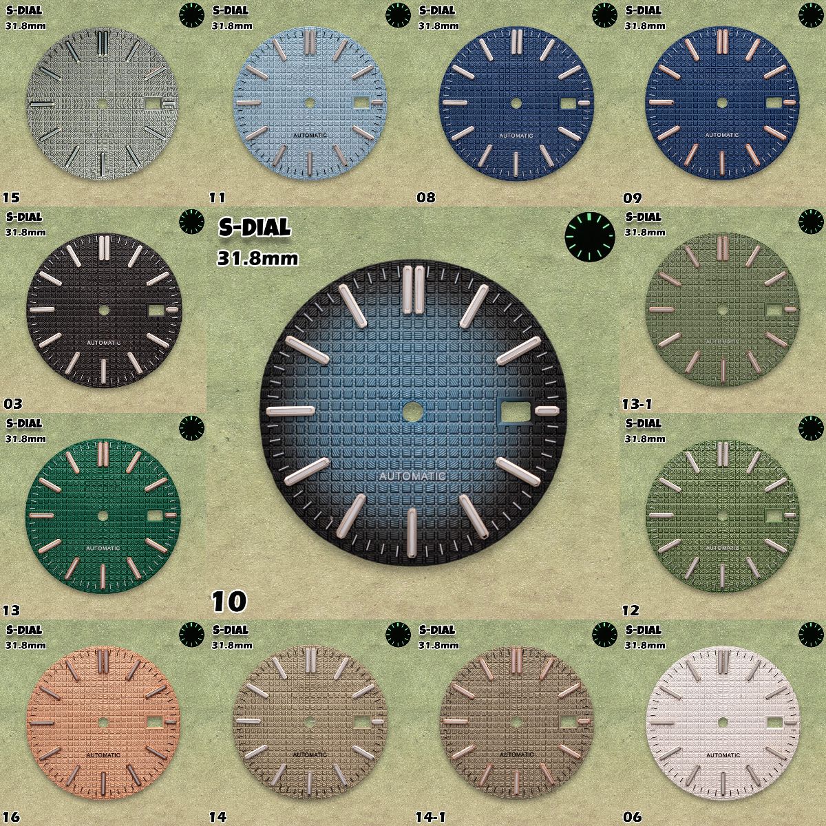 Luxury Watch Face - NG S Logo 31.8mm Royal Oak
