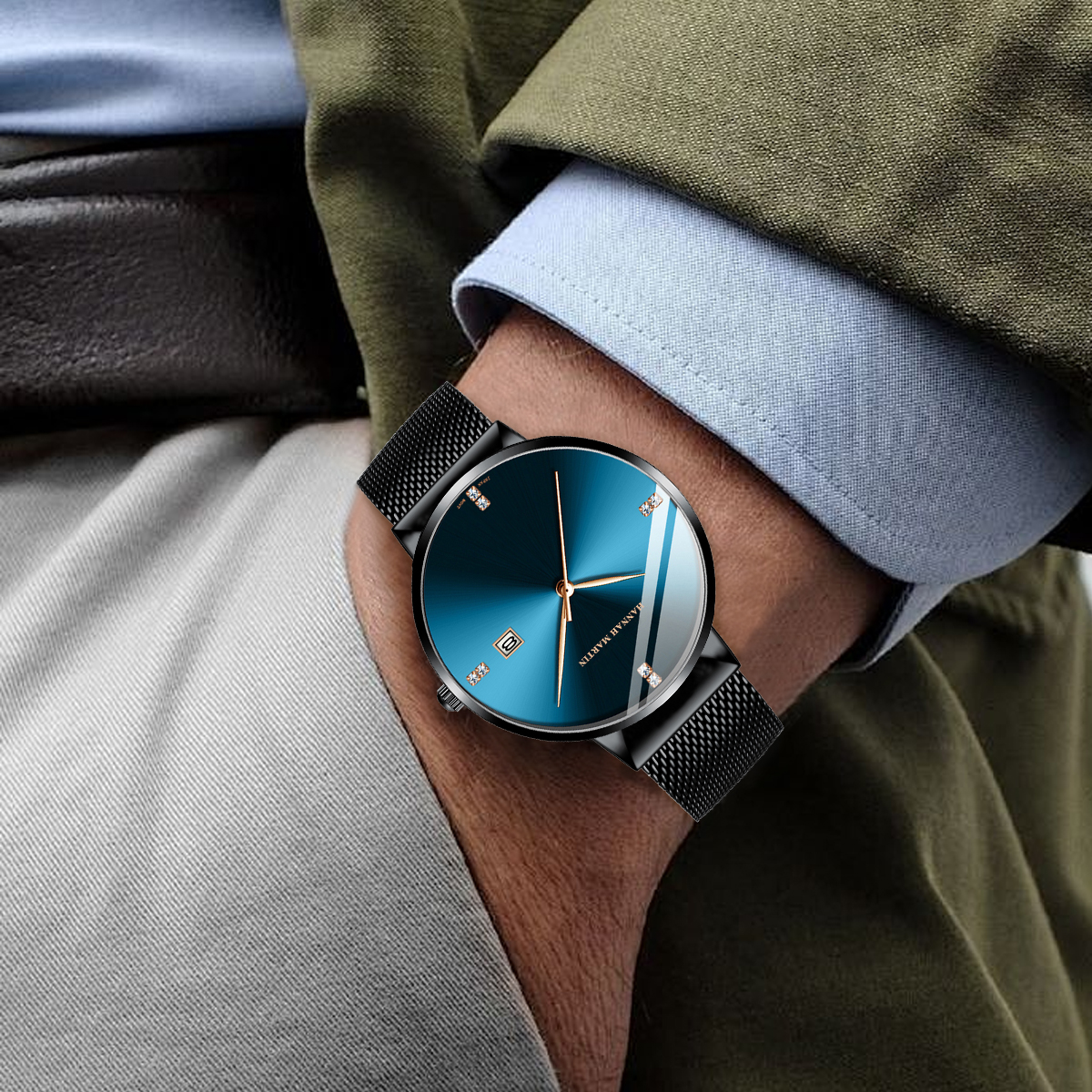 Men Watch Stainless Steel Clas - Luxury Watch Top 10 评论和价格