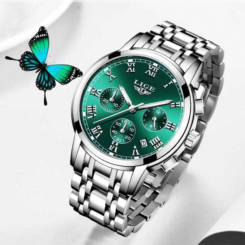 LIGE 2024 New Fashion Women Wa - Luxury Watch Index 评论和价格