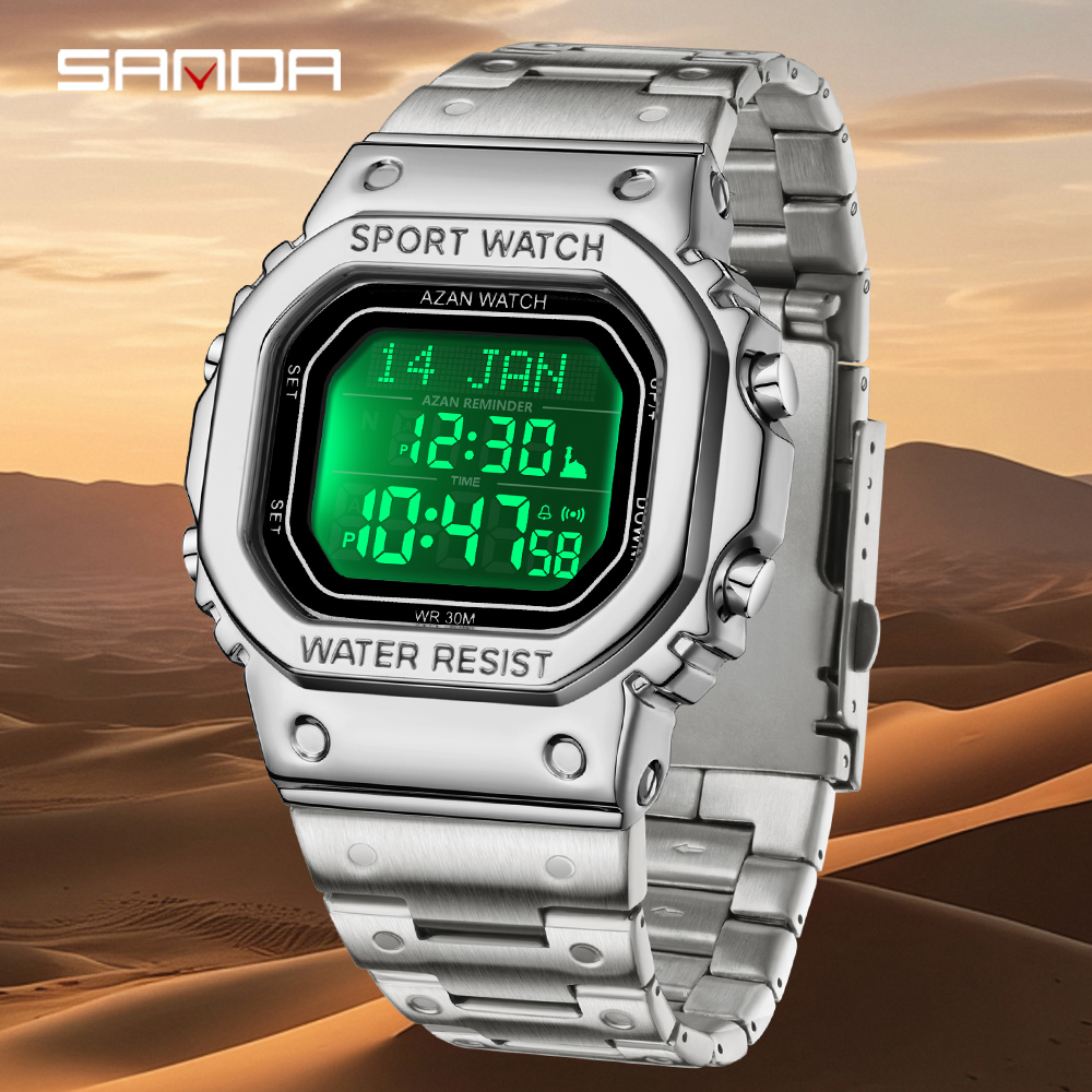SANDA Luxury Men's Electronic  - Minute Repeater Watch 评论和价格
