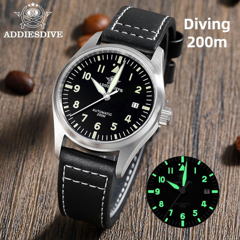 ADDIESDIVE Men's Automatic Mec - Automatic Pilot Watch 评论和价格