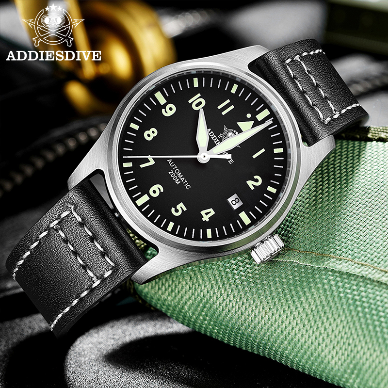 ADDIESDIVE Men's Automatic Mec - Automatic Pilot Watch 评论和价格