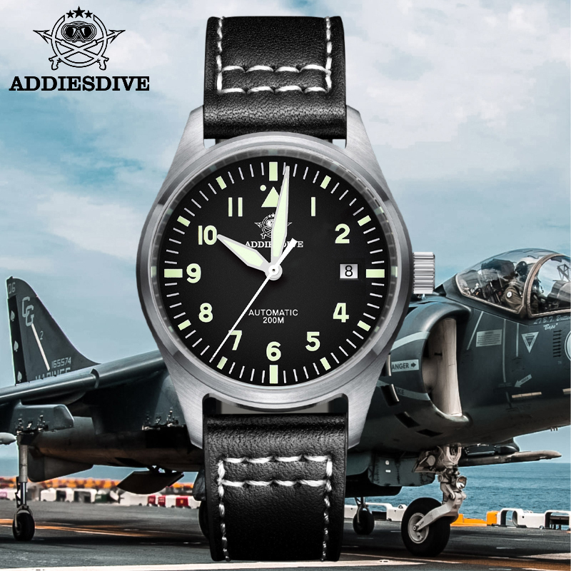 ADDIESDIVE Men's Automatic Mec - Automatic Pilot Watch 评论和价格