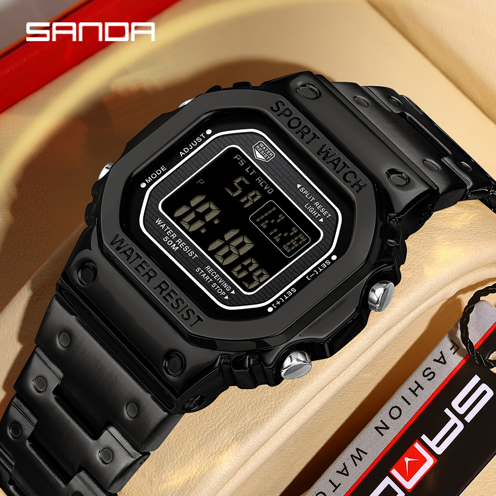SANDA 2162 Men's Electronic Di - Minute Repeater Watch 评论和价格