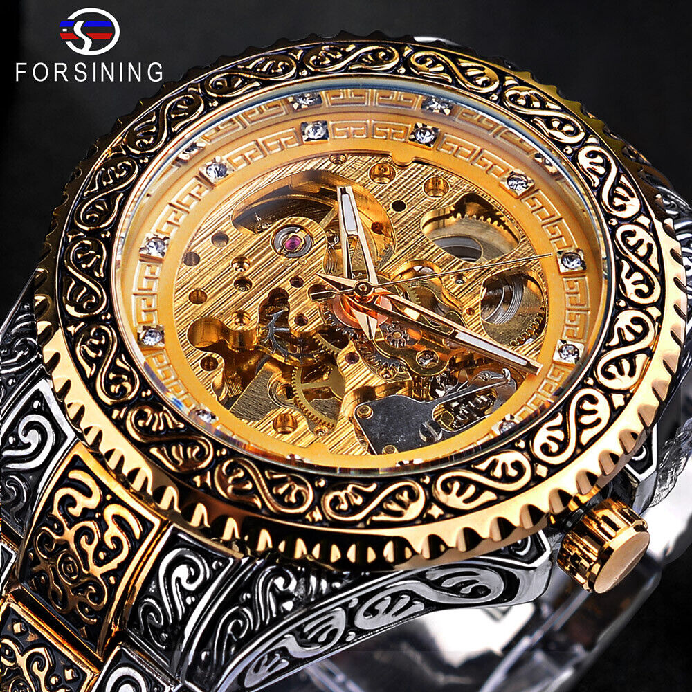 FORSINING Men's Luxury Diamond - Luxury Watch Nice 评论和价格