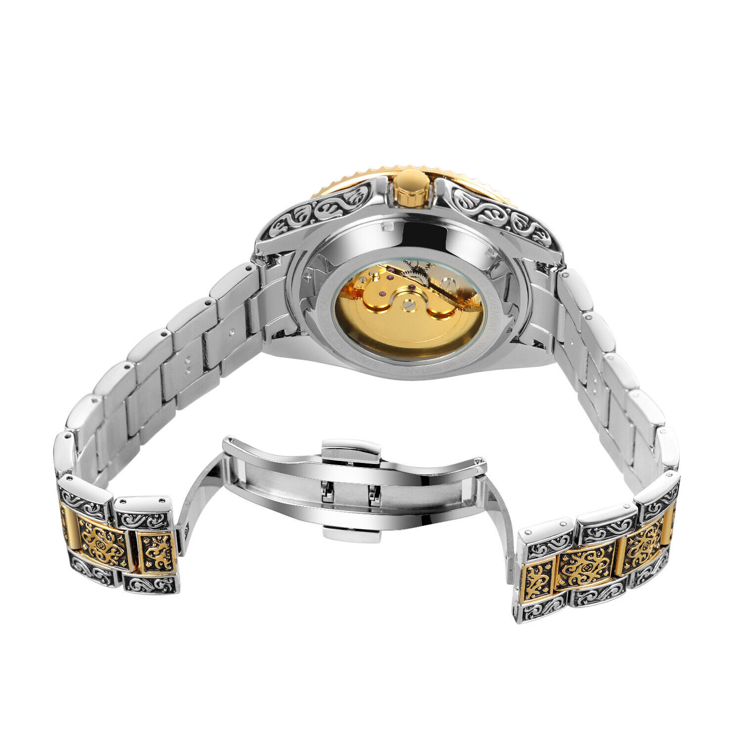 FORSINING Men's Luxury Diamond - Luxury Watch Nice 评论和价格