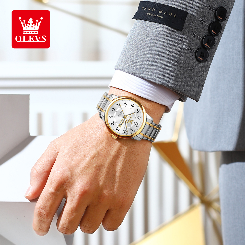 OLEVS Casual fashion men's wat - Luxury Watch Brands 评论和价格