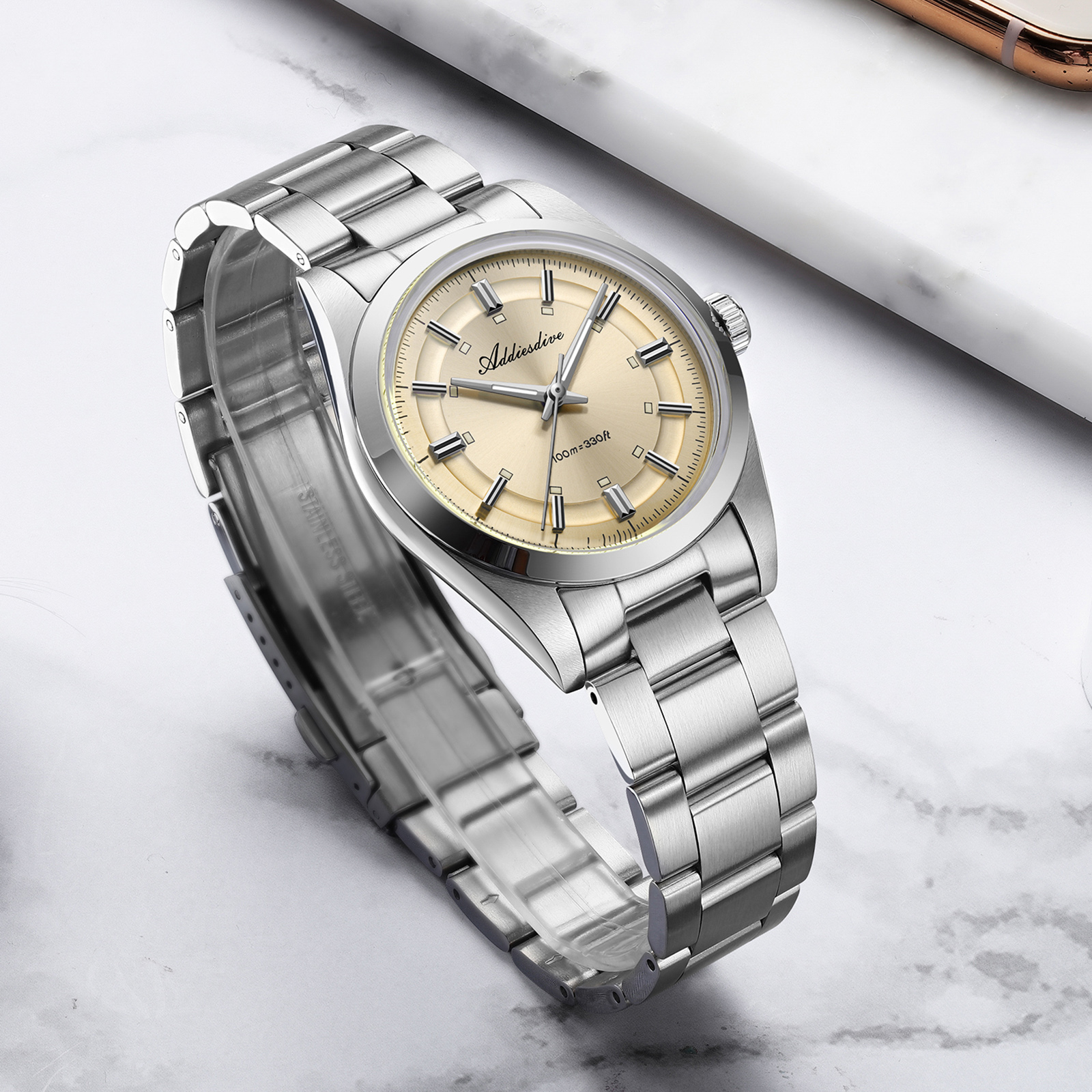 ADDIESDIVE Super Luminous Japa - Luxury Watch 评论和价格