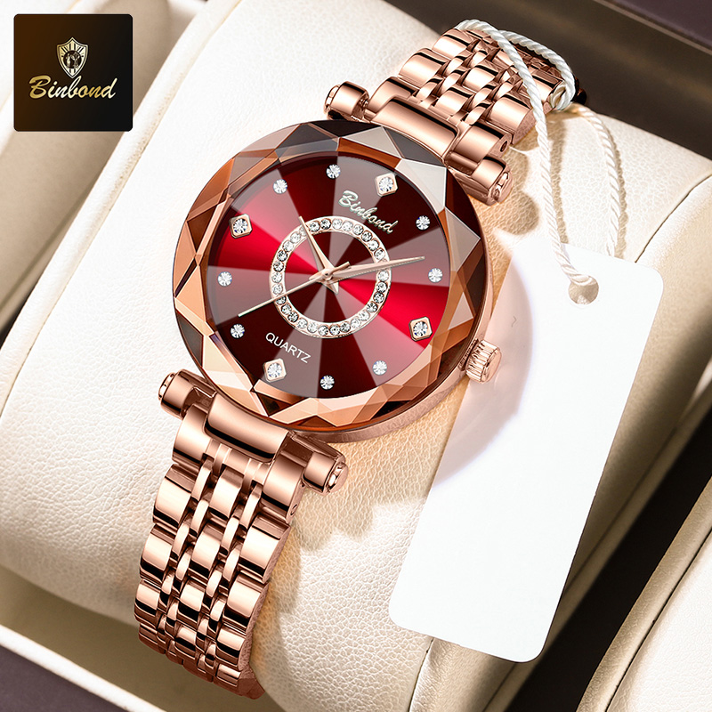 BINBOND Fashion Women's Quartz - Luxury Watch Face 评论和价格