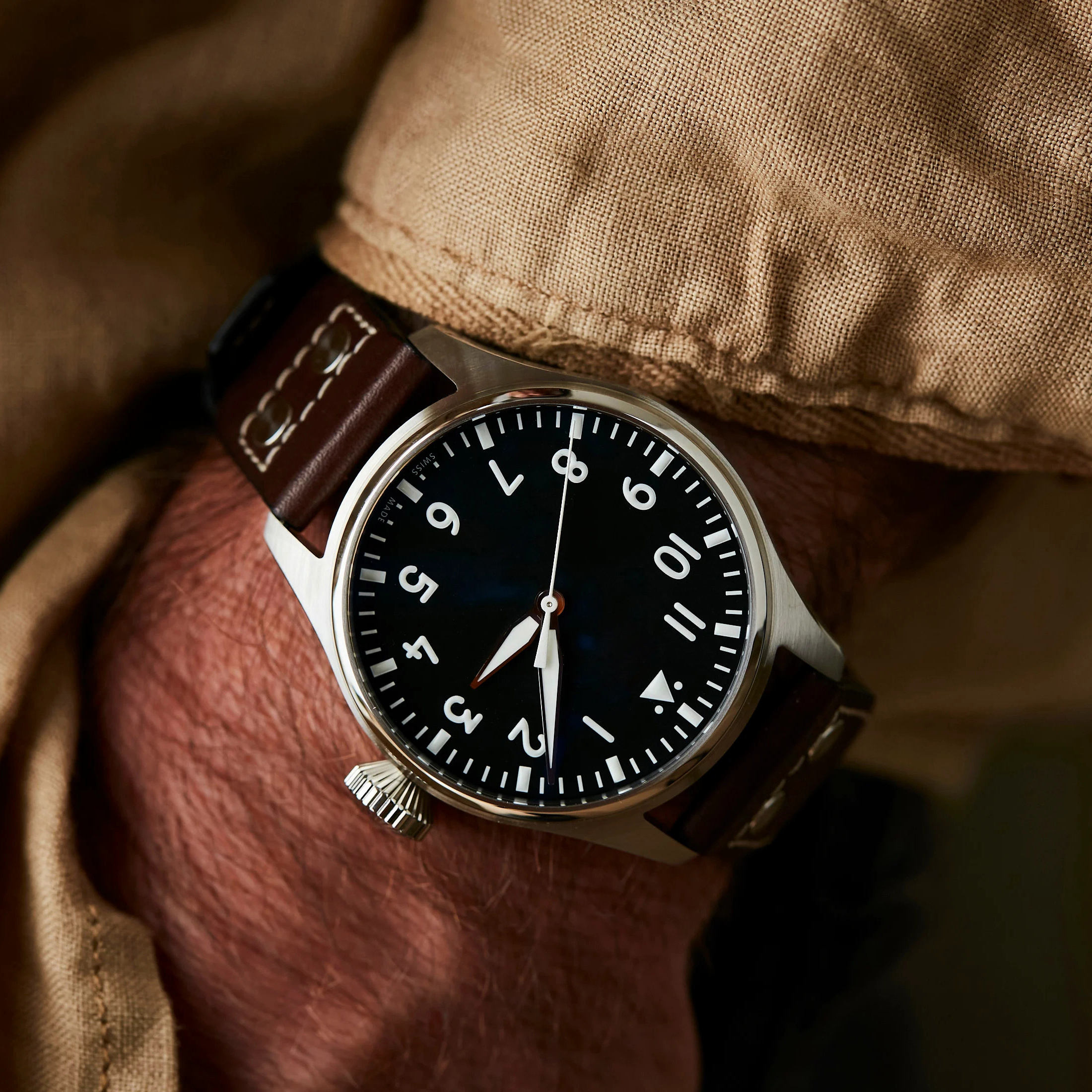 Pilot Flieger Watch Replica a  - Automatic Pilot Watch 评论和价格