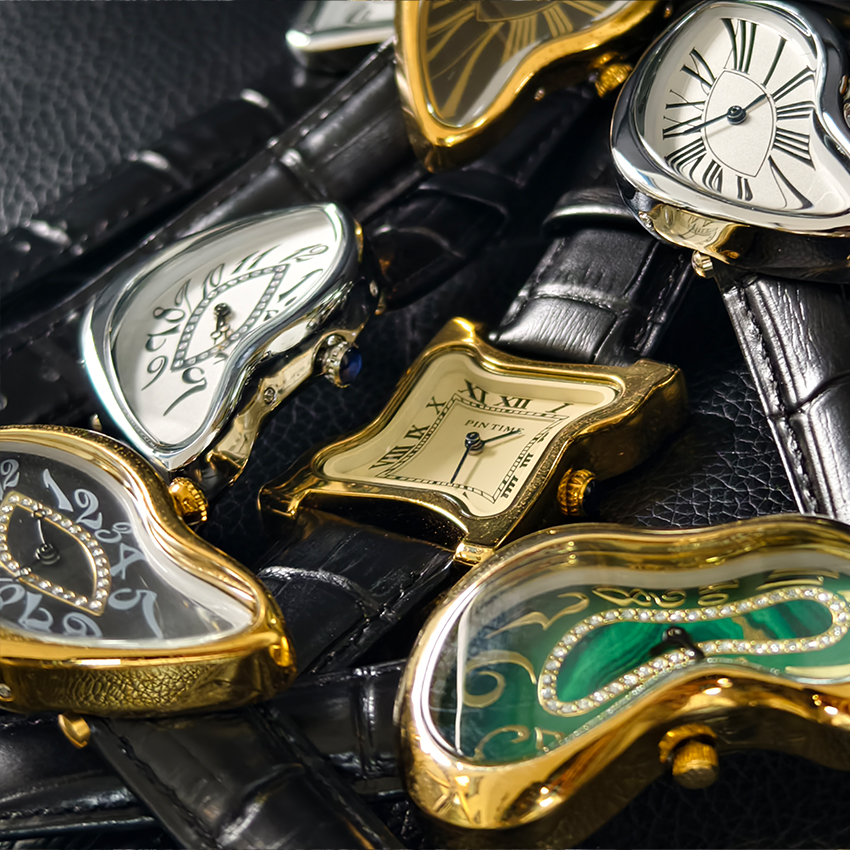 Surrealist Art Melting Clock W - Luxury Watch Unique 评论和价格