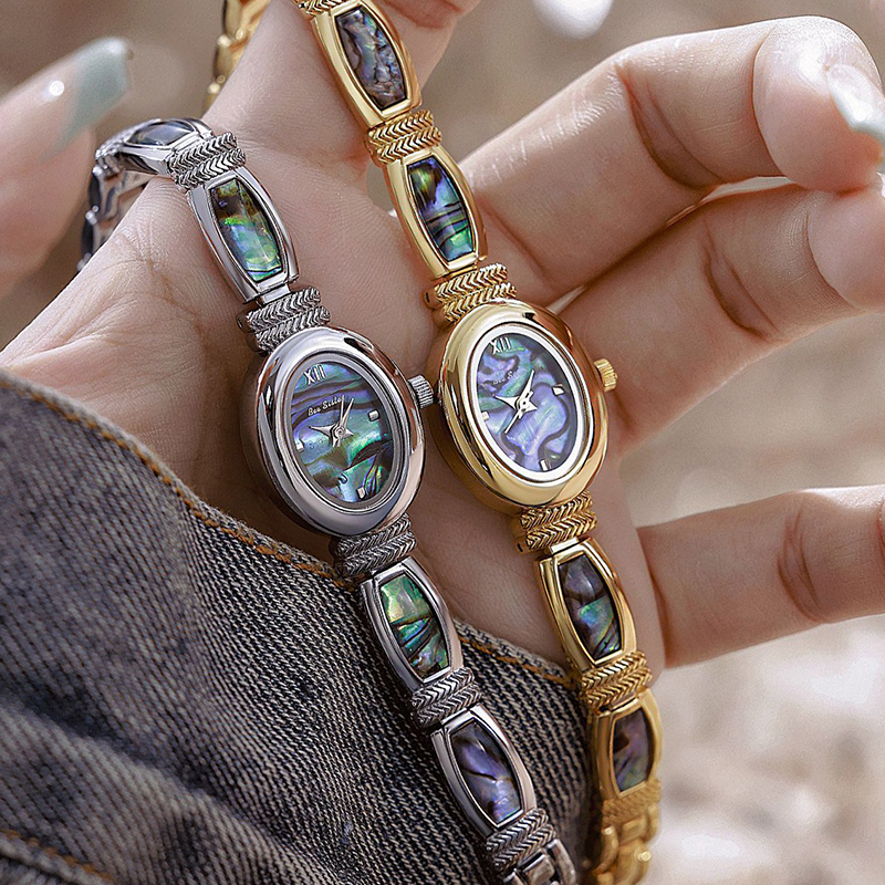 Oval Dial Women Bracelet Watch - Luxury Watch Unique 评论和价格