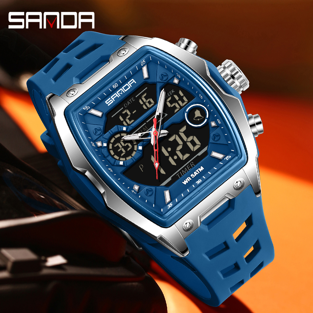 Sanda 6235 Top Brand Men Elect - Minute Repeater Watch 评论和价格