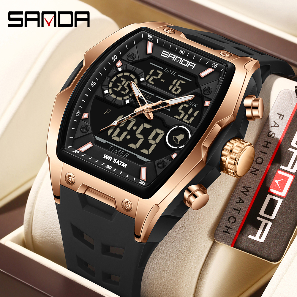 Sanda 6235 Top Brand Men Elect - Minute Repeater Watch 评论和价格