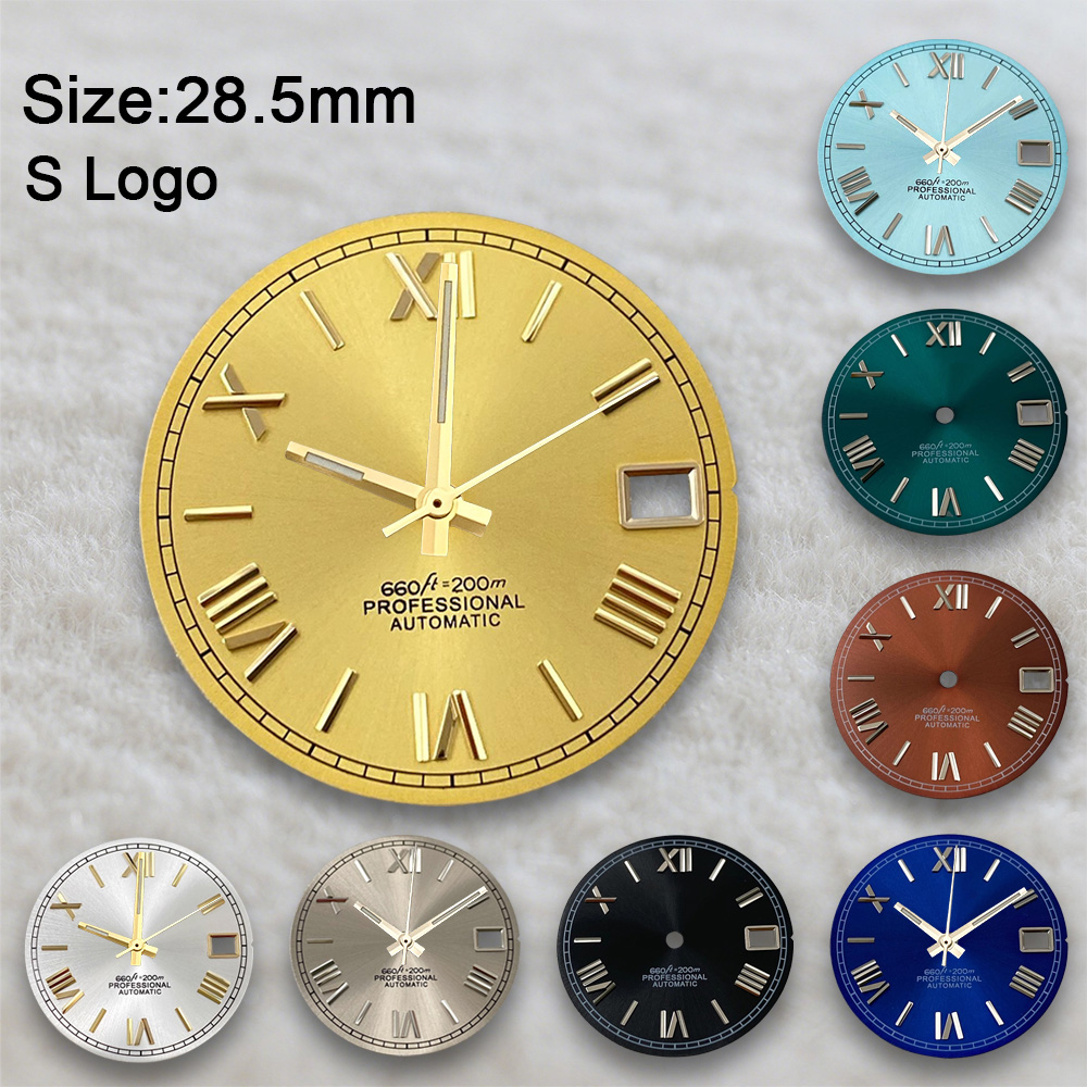 New 28.5mm S Logo Rome Sunburs - Luxury Watch Face 评论和价格