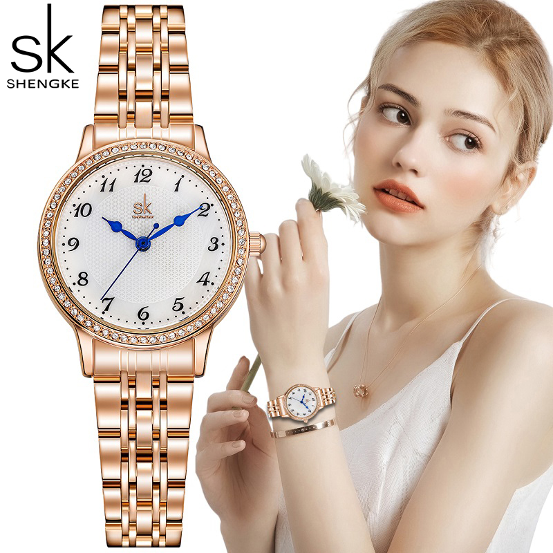 Top Brand Shengke Women's Watc - Luxury Watch Top 10 评论和价格