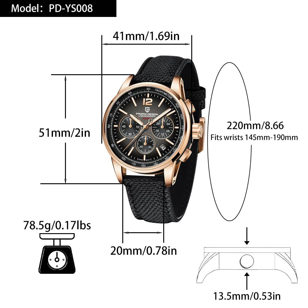 PAGANI DESIGN New Mens Watch 4 - Luxury Watch Brands 评论和价格