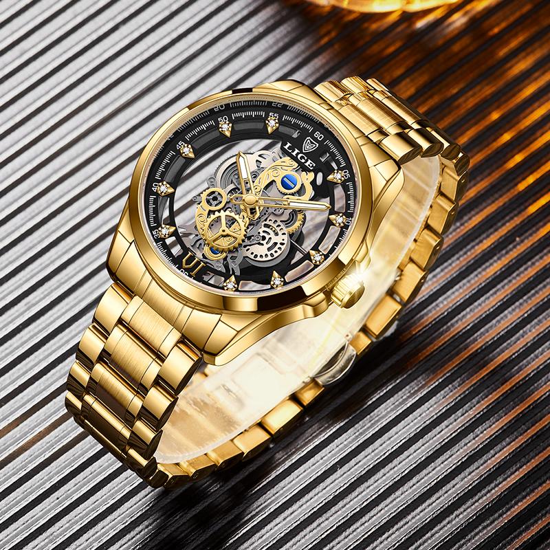 2026 LIGE Men Watch Skeleton A - Luxury Watch Top 10 评论和价格