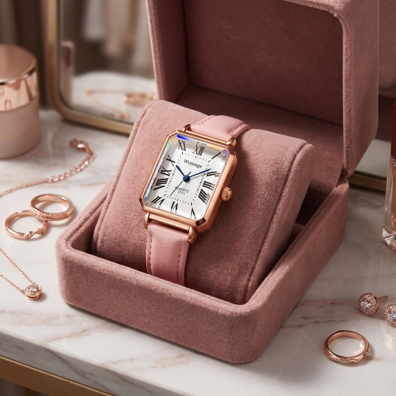Fashion Rectangle Quartz Watch - Luxury Watch Index 评论和价格