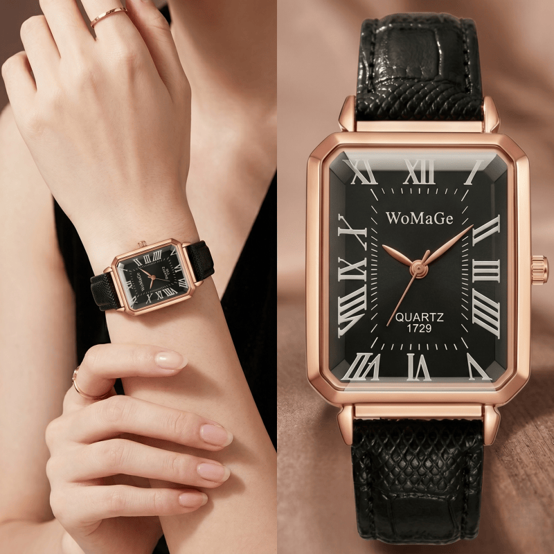 Fashion Rectangle Quartz Watch - Luxury Watch Index 评论和价格