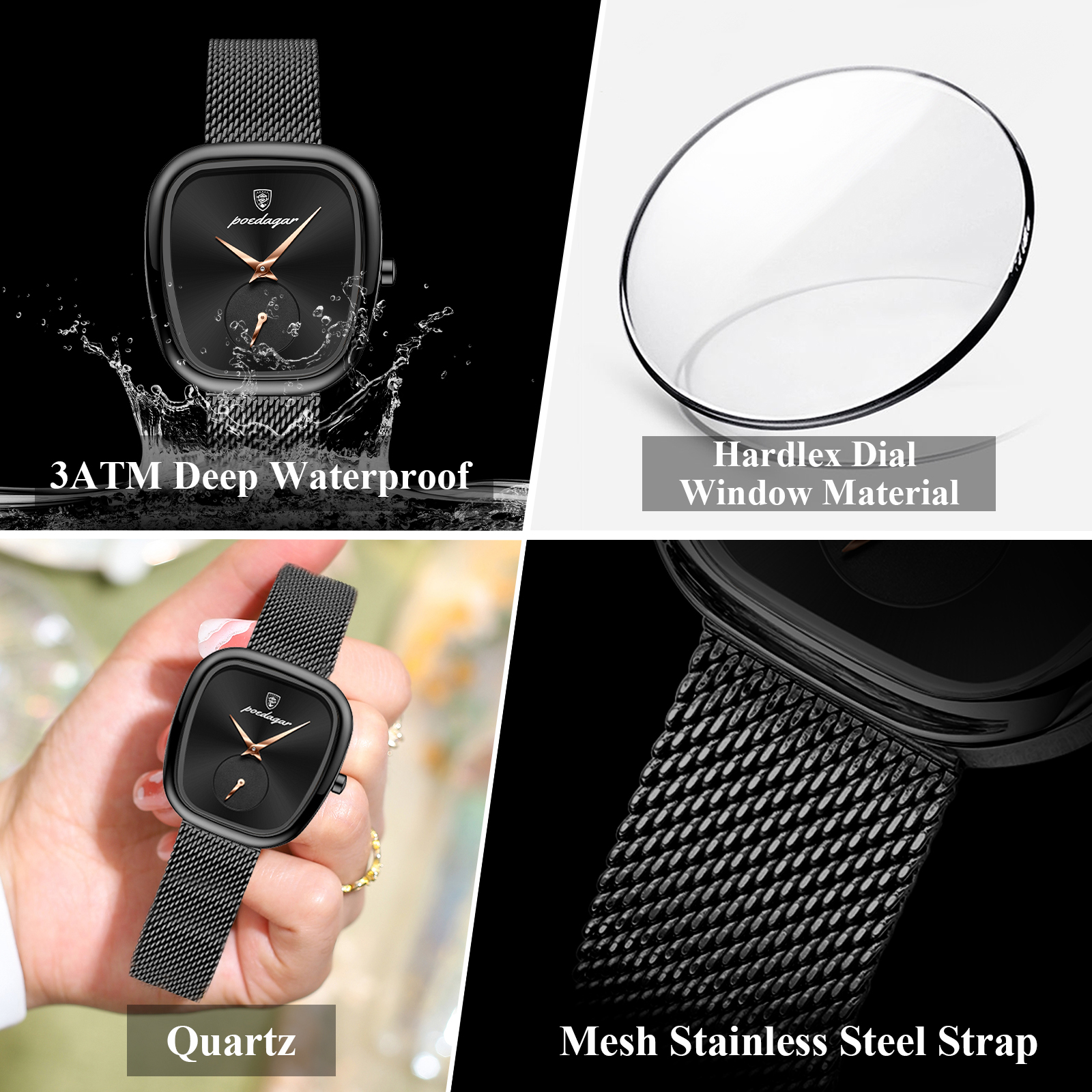 POEDAGAR Luxury Unique Women's - Luxury Watch Unique 评论和价格