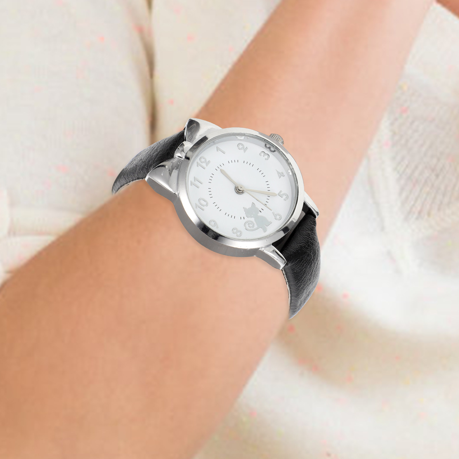 Adorable Kitten Pattern Female - Luxury Watch Face 评论和价格