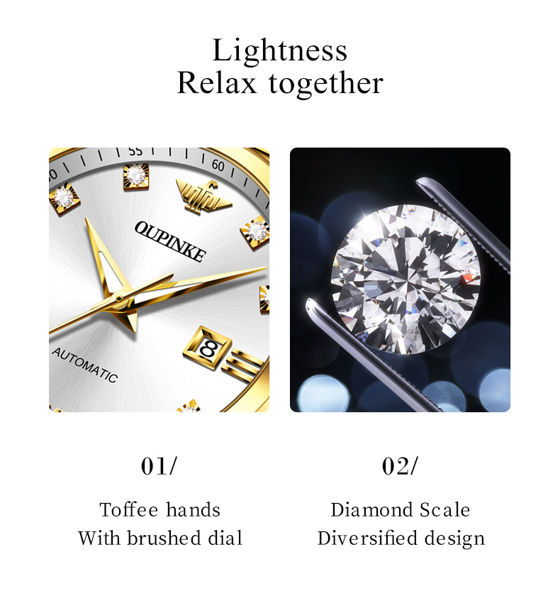 OUPINKE Couple Watches for Men - Luxury Watch Top 10 评论和价格
