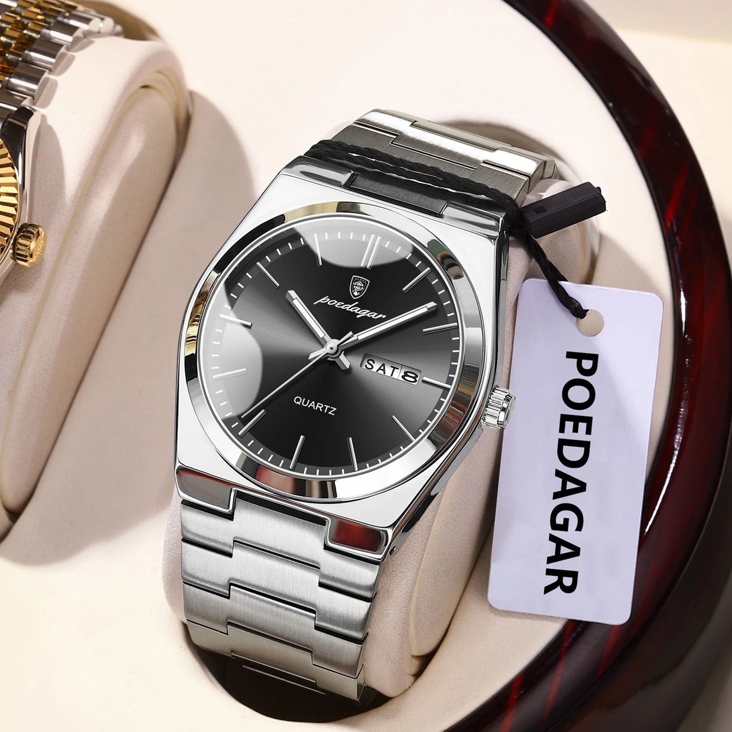 POEDAGAR Luxury Men's Quartz W - Luxury Watch Unique 评论和价格