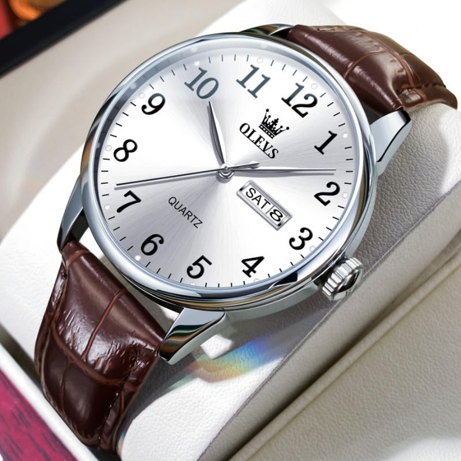 OLEVS Men Watches Dress Waterp - Luxury Watch Nice 评论和价格