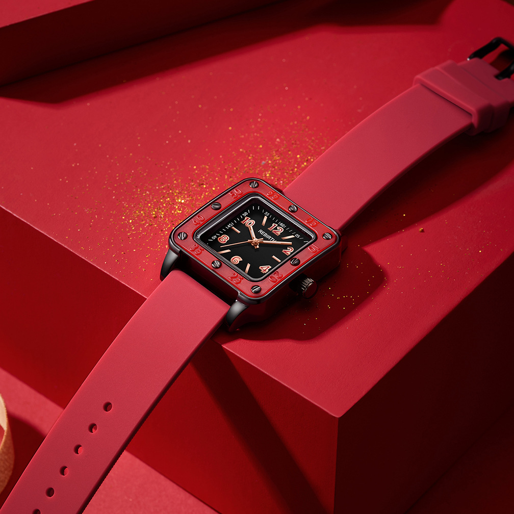 Square Silicone Band Women Wat - Luxury Watch Top 10 评论和价格