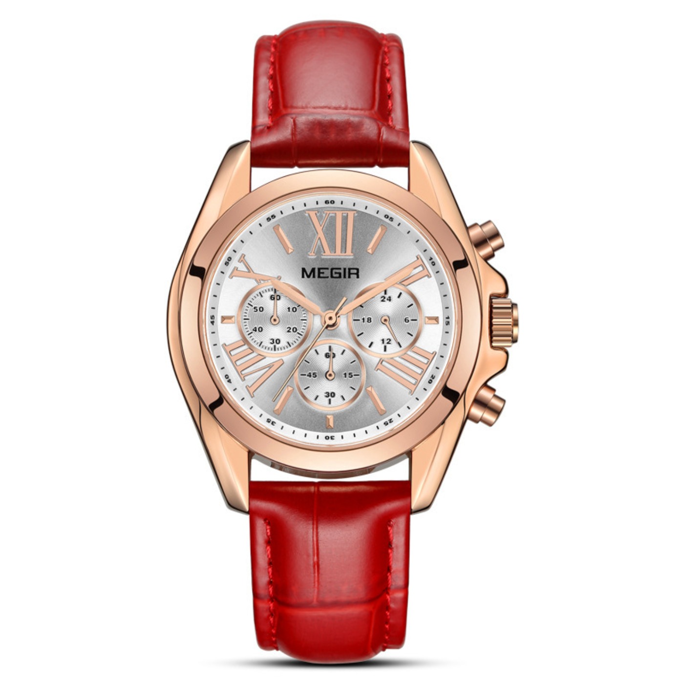MEGIR New Luxury Leather Watch - Luxury Watch Brands 评论和价格