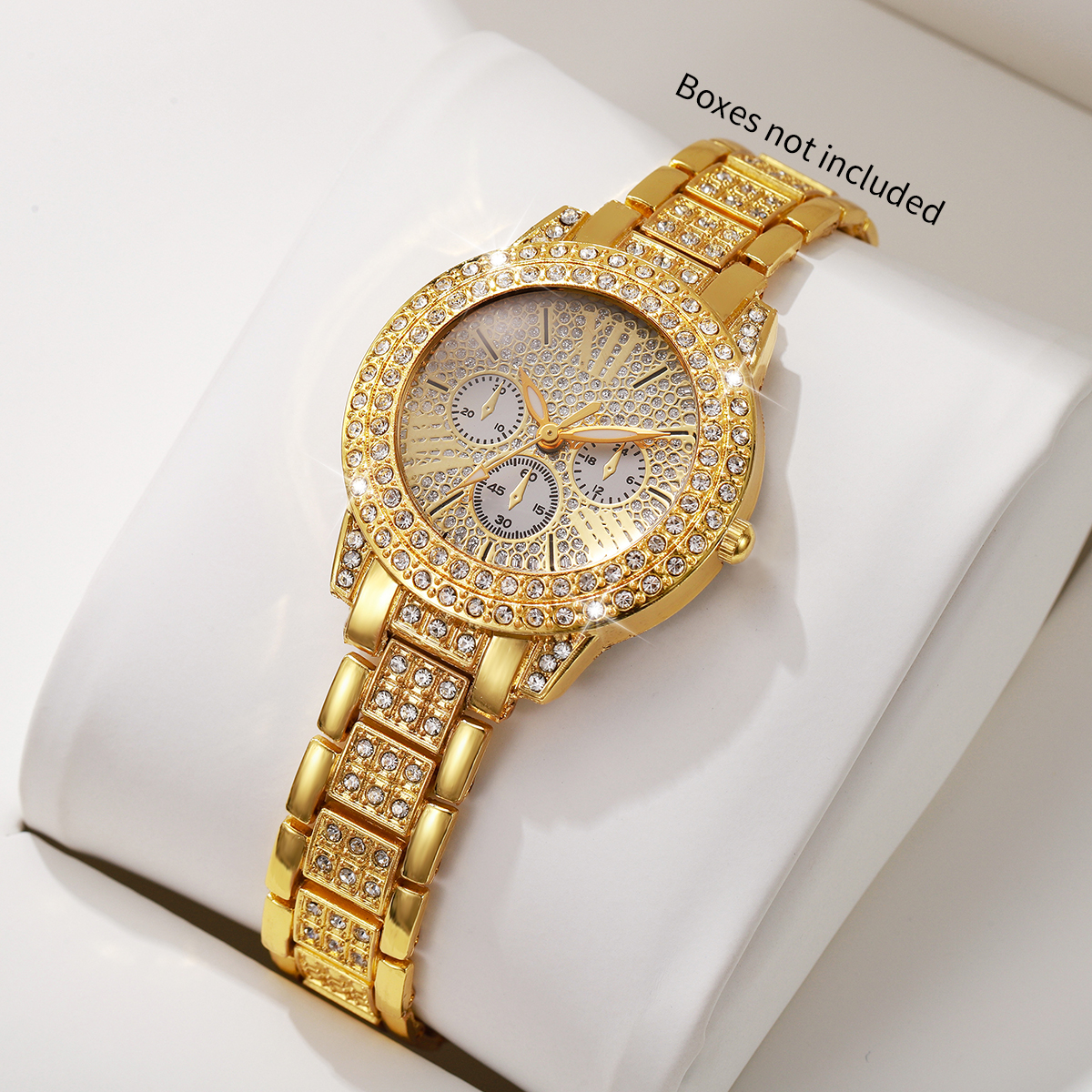 Fashion Decorative Three-eyes  - Luxury Watch Diamond 评论和价格