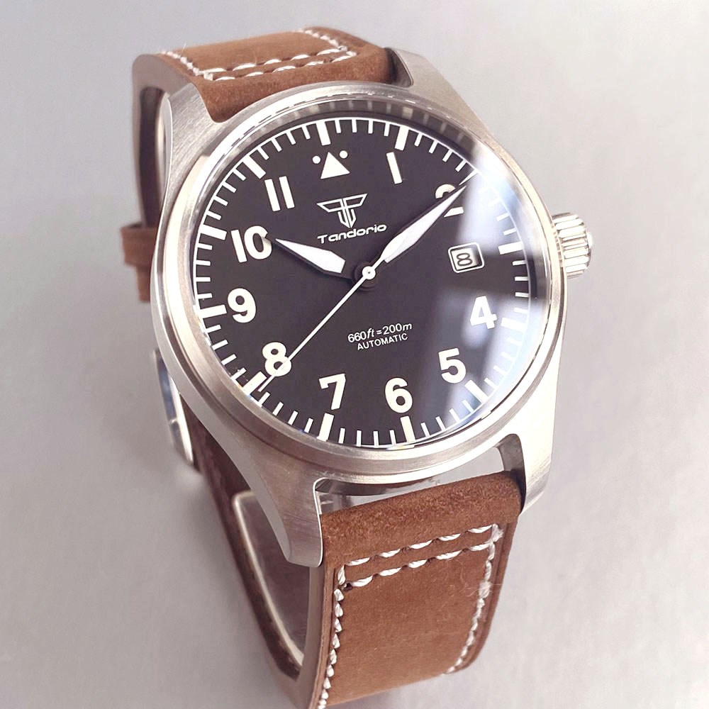 Customized 39mm Classic Pilot  - Automatic Pilot Watch 评论和价格