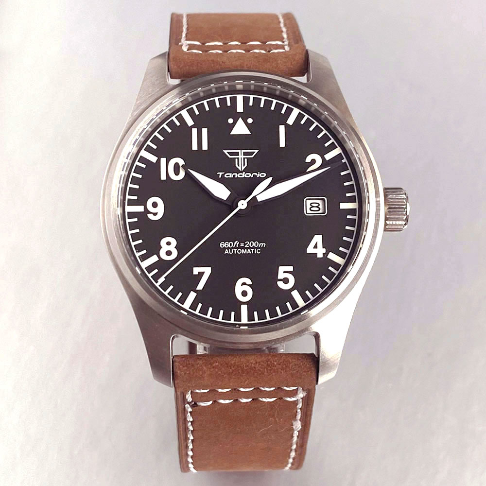 Customized 39mm Classic Pilot  - Automatic Pilot Watch 评论和价格