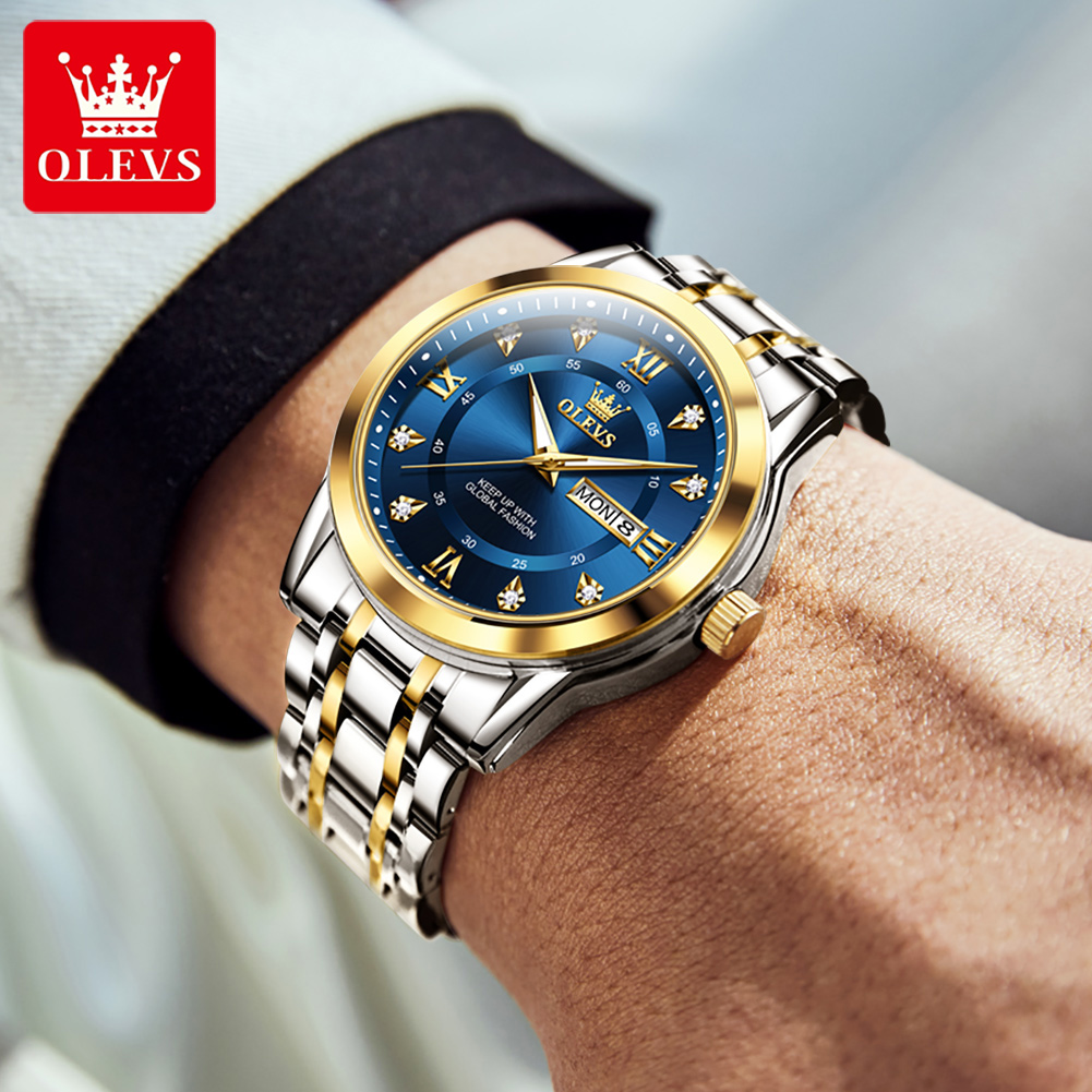 OLEVS Brand Fashion men's watc - Luxury Watch Brands 评论和价格
