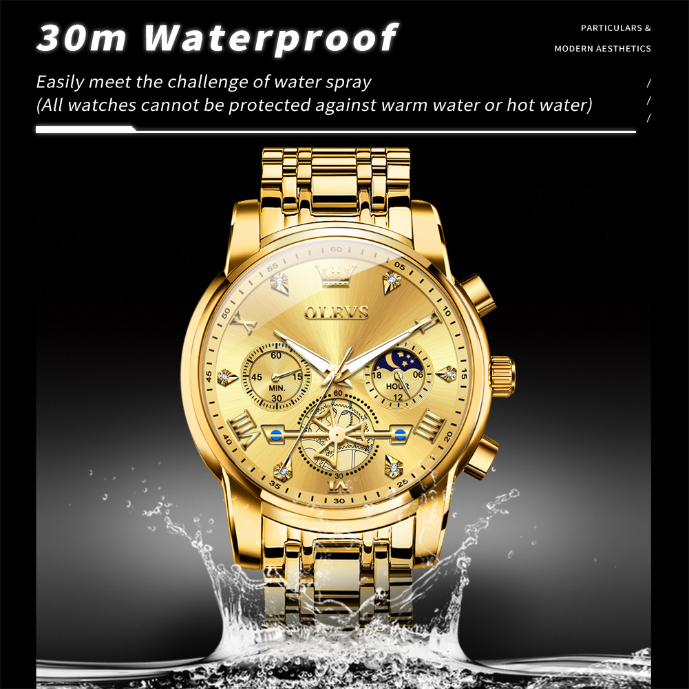 OLEVS 2856 Brand original auth - Luxury Watch Brands 评论和价格
