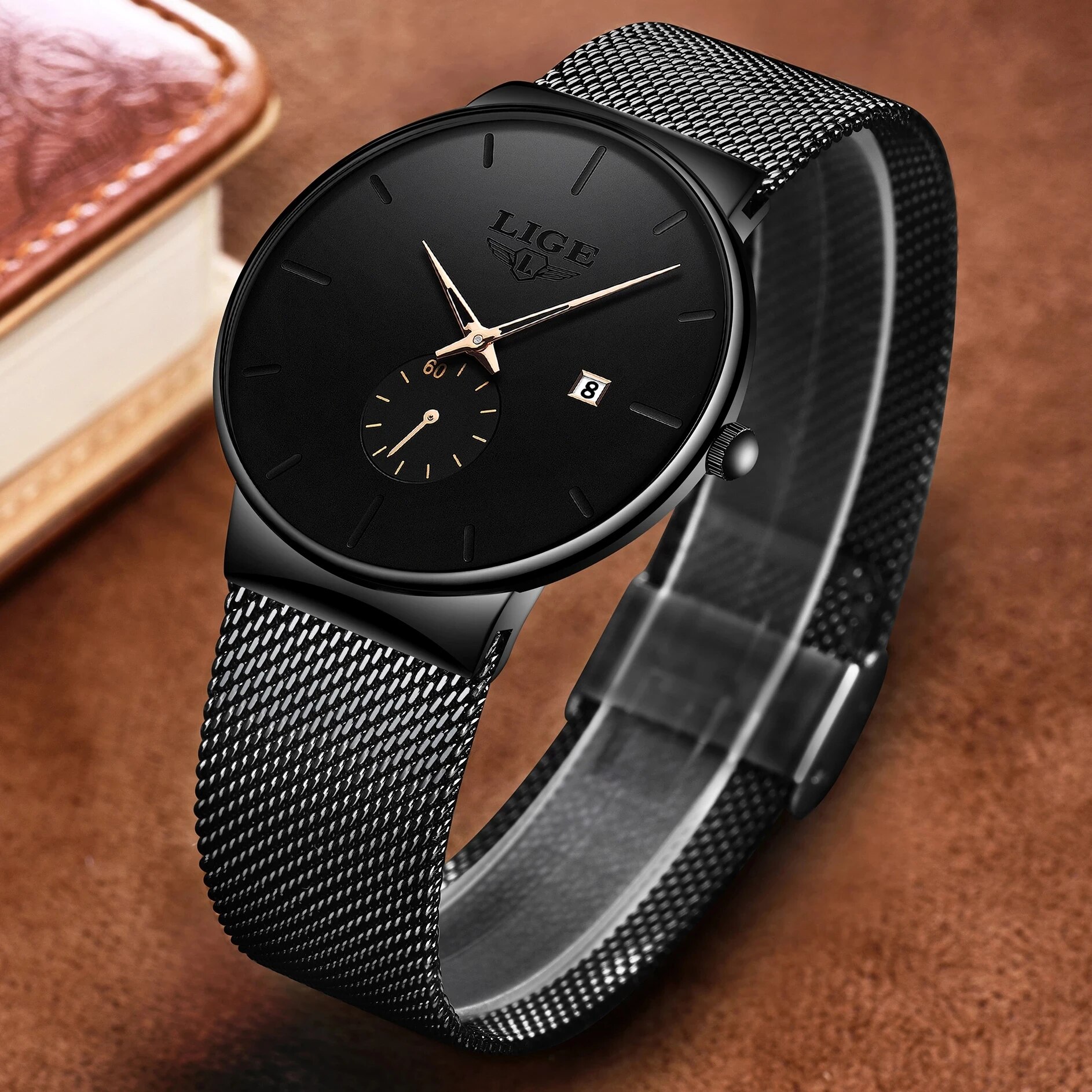 LIGE Fashion Mens Watches Top  - Luxury Watch Top 10 评论和价格