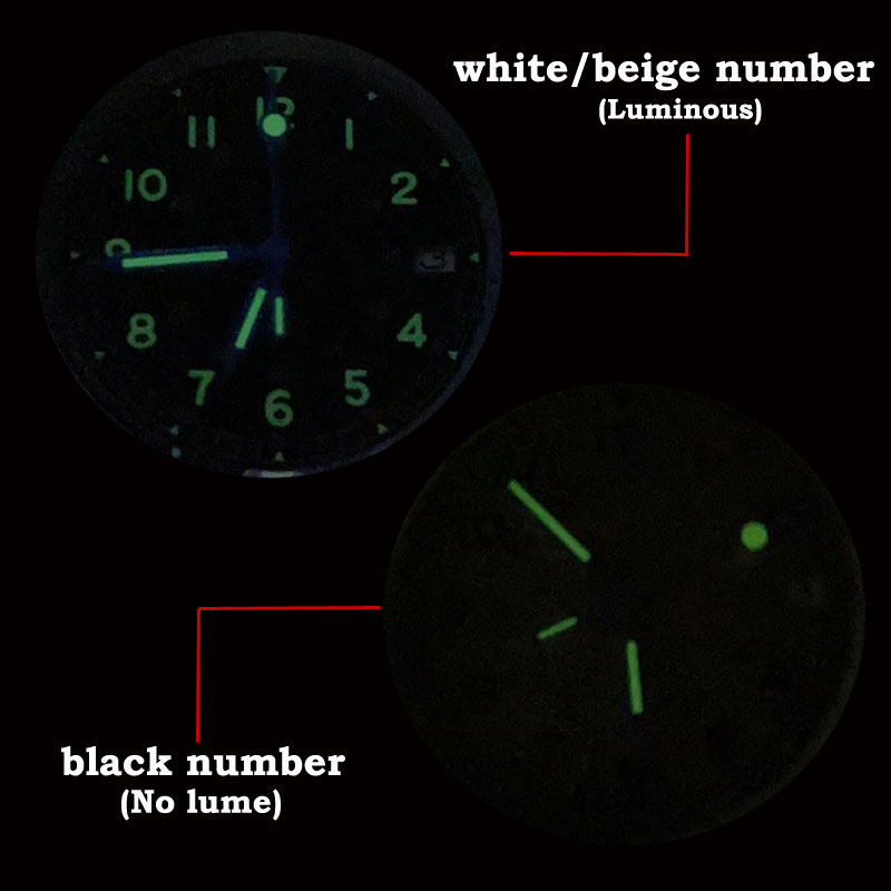 29mm NH35 Pilot Watch Dial MOD - Automatic Pilot Watch 评论和价格