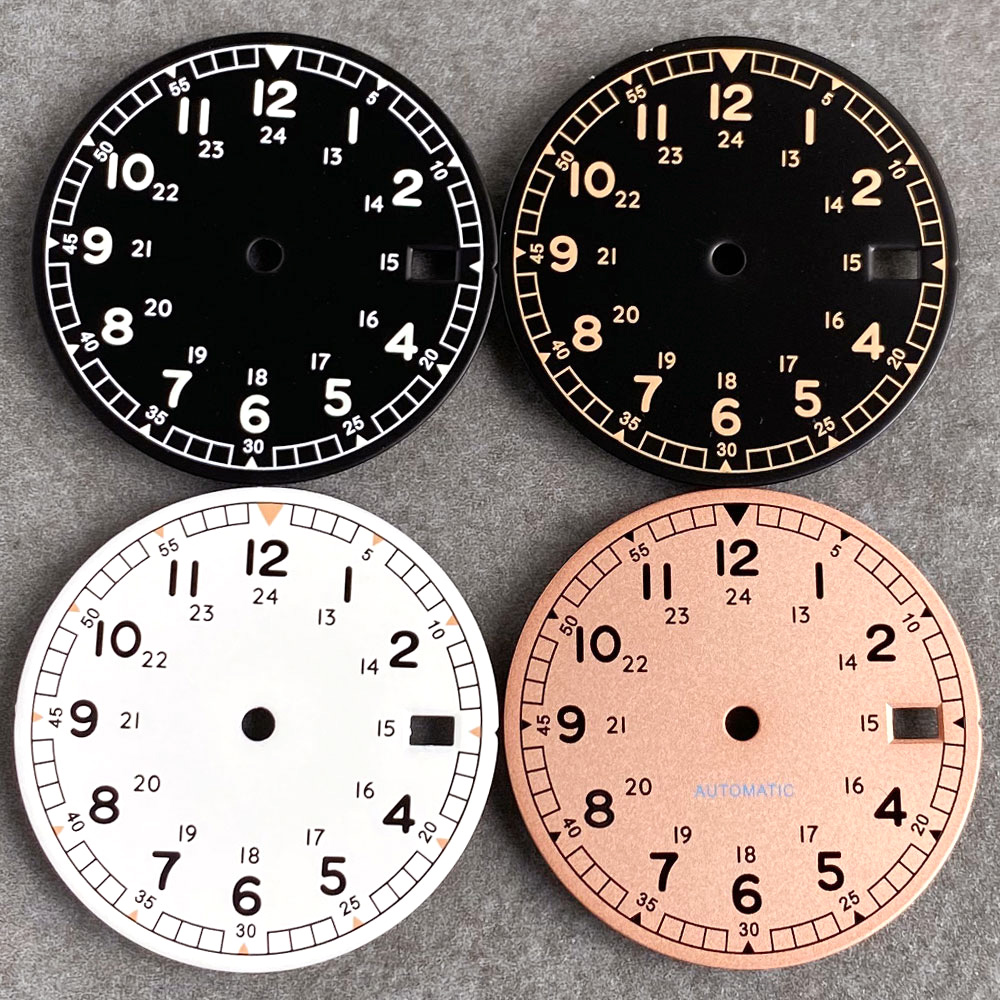 29mm NH35 Pilot Watch Dial MOD - Automatic Pilot Watch 评论和价格