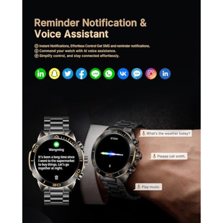 Smart Watch for Men Answer/Mak - Luxury Watch Makes 评论和价格